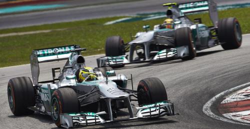 GP Chin - 1. trening: Rosberg i Hamilton na czele stawki