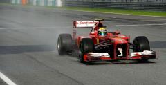 GP Hiszpanii - 1. trening: Alonso zaczyna weekend na mokrym torze Catalunya najlepszym czasem. Drugie Ferrari zaraz za nim