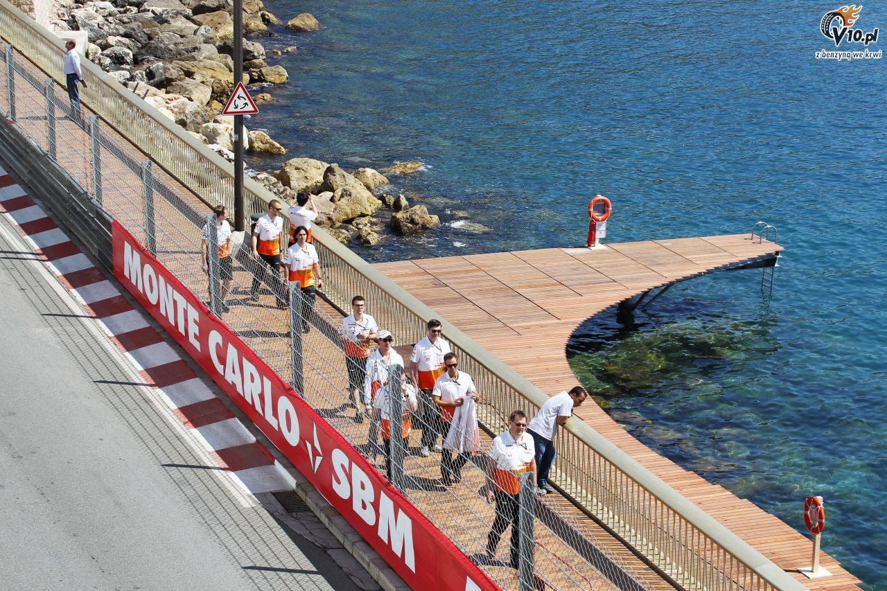 GP Monako 2013 - przygotowania