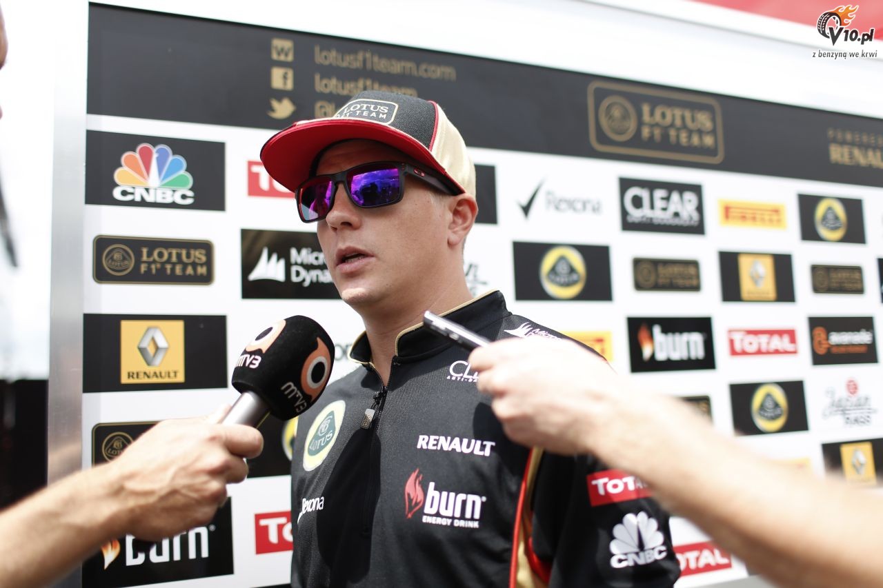 Raikkonen: Lotus lepszy w GP Niemiec, ale niezdolny do walki o pole position