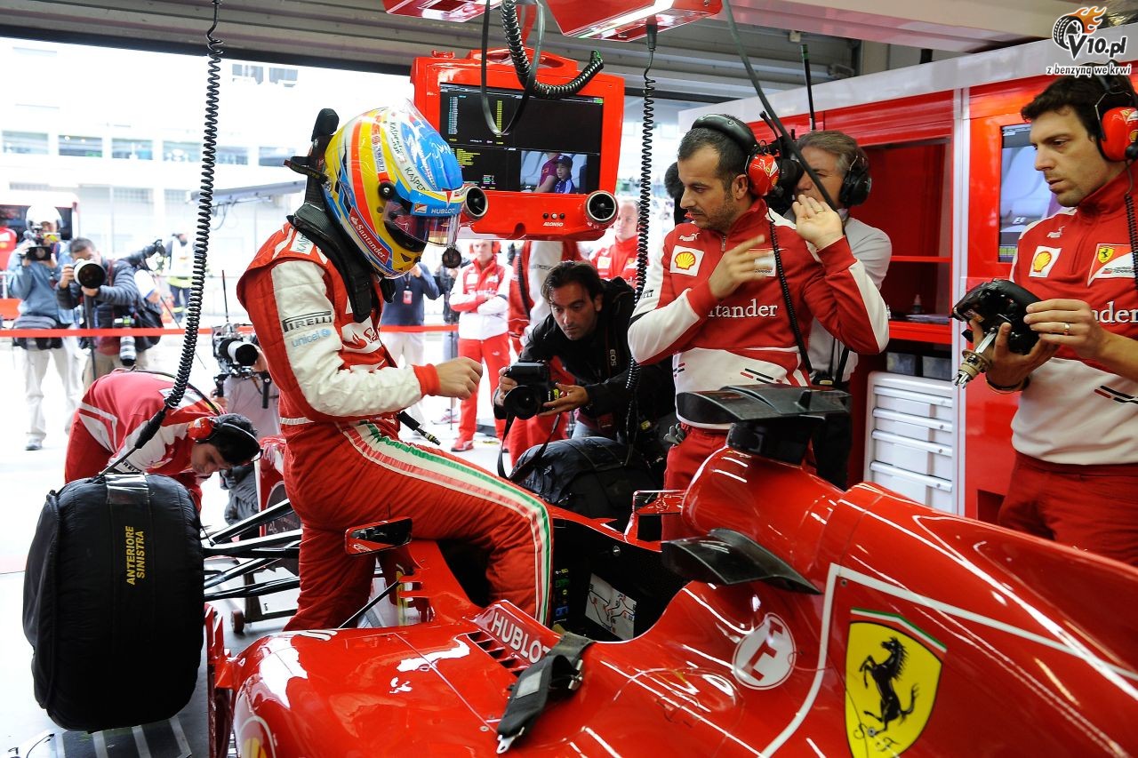 Alonso pokaza, kto rzdzi w Ferrari