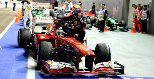 Rachunek dla Webbera za podwózkę na Ferrari był kaczką dziennikarską