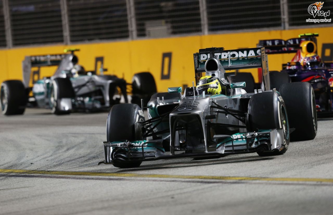 GP Singapuru 2013 - wycig