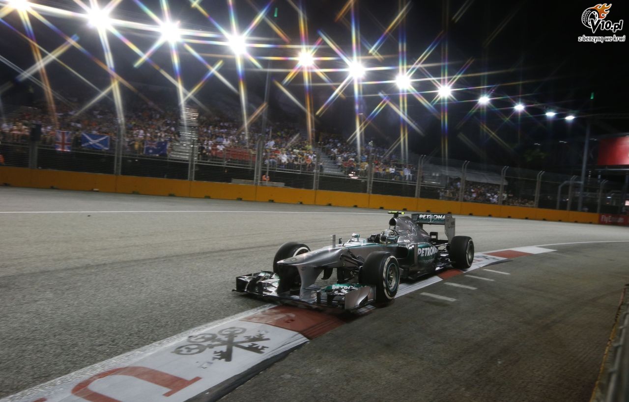 GP Singapuru 2013 - wycig