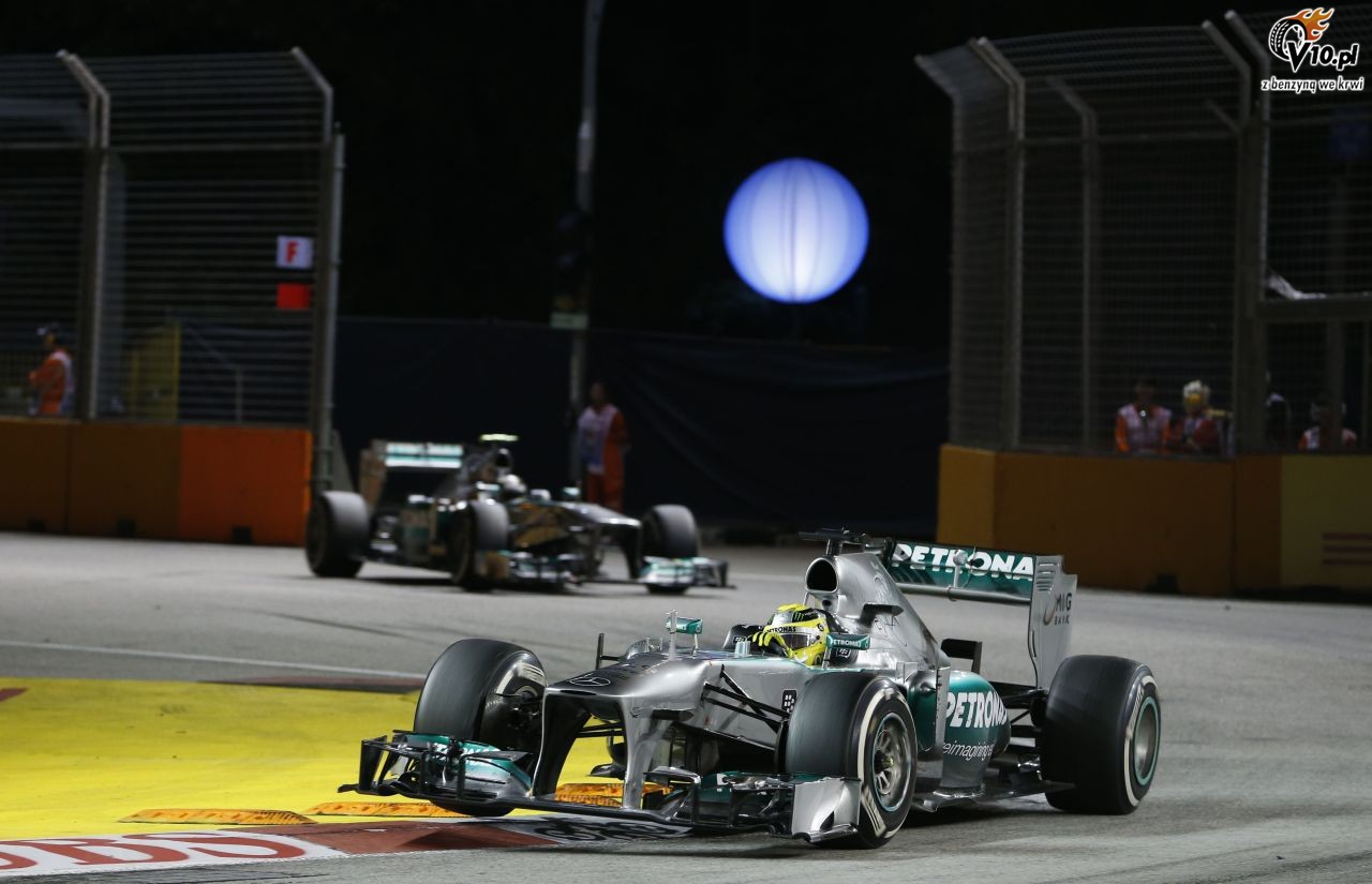 GP Singapuru 2013 - wycig