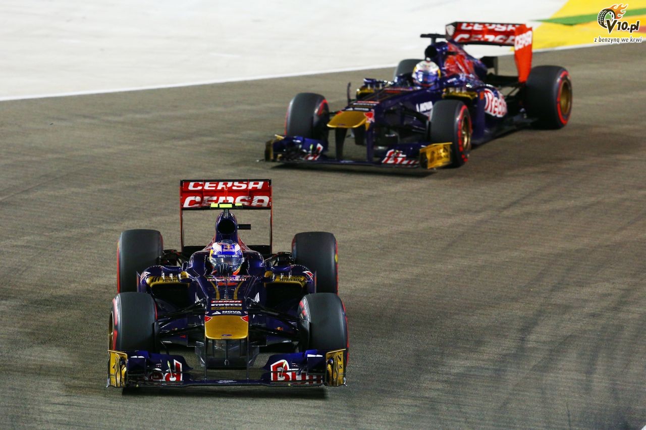 GP Singapuru 2013 - wycig