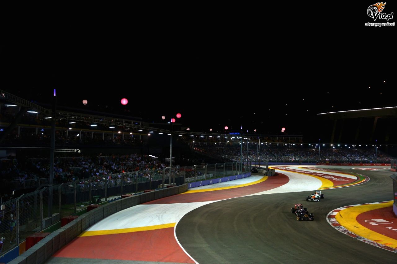GP Singapuru 2013 - wycig