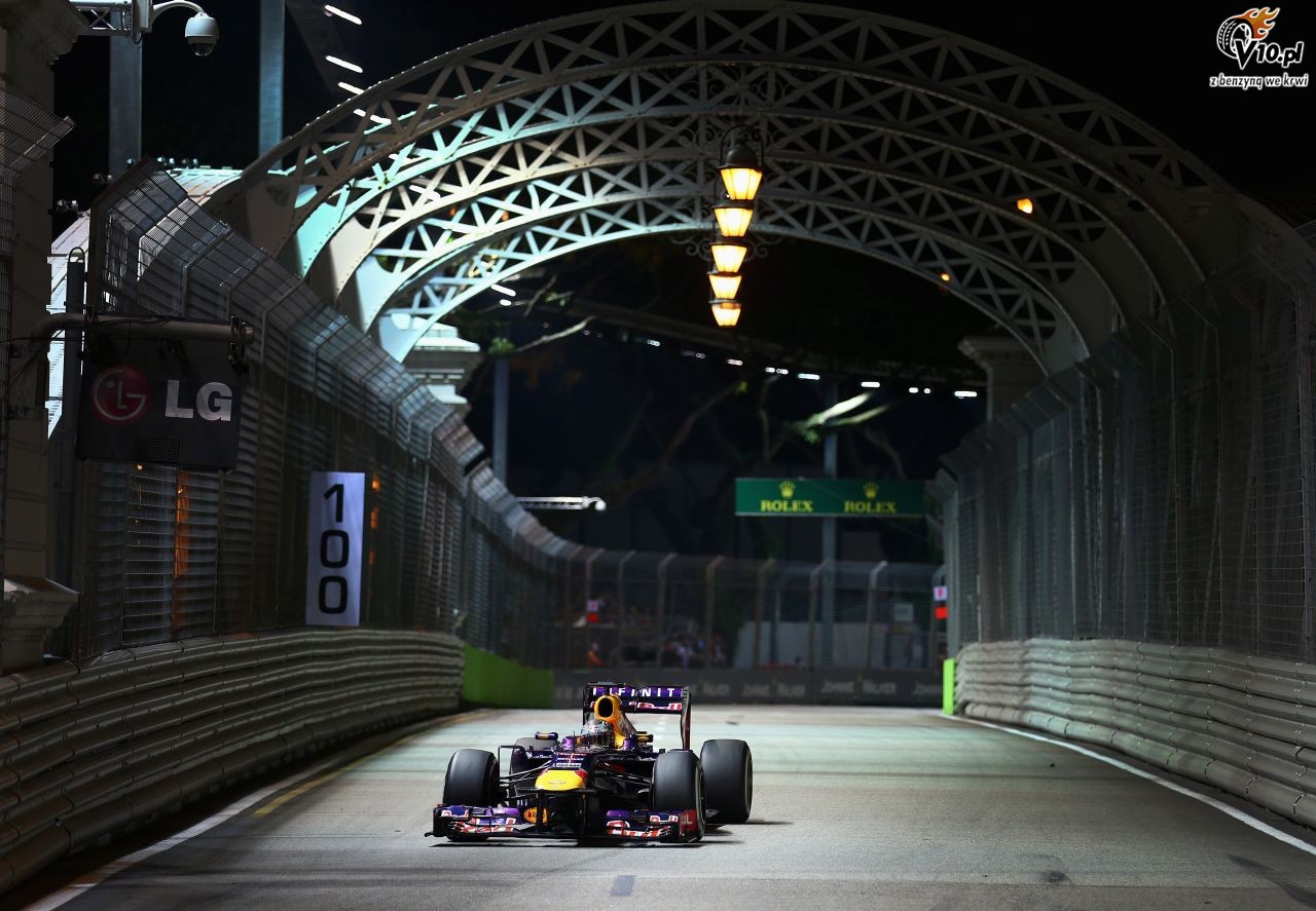 GP Singapuru 2013 - wycig