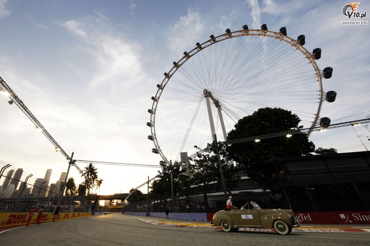 GP Singapuru 2013 - wycig