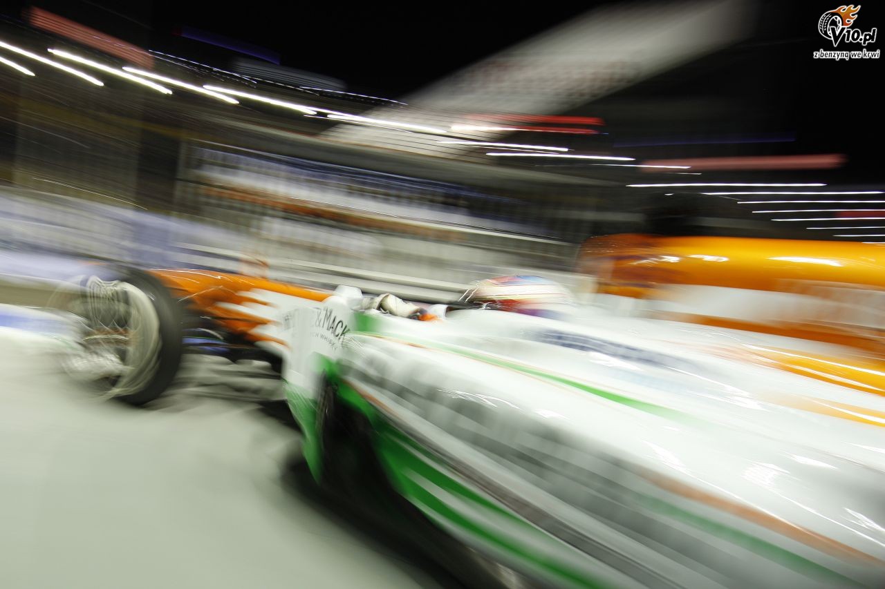 GP Singapuru 2013 - wycig