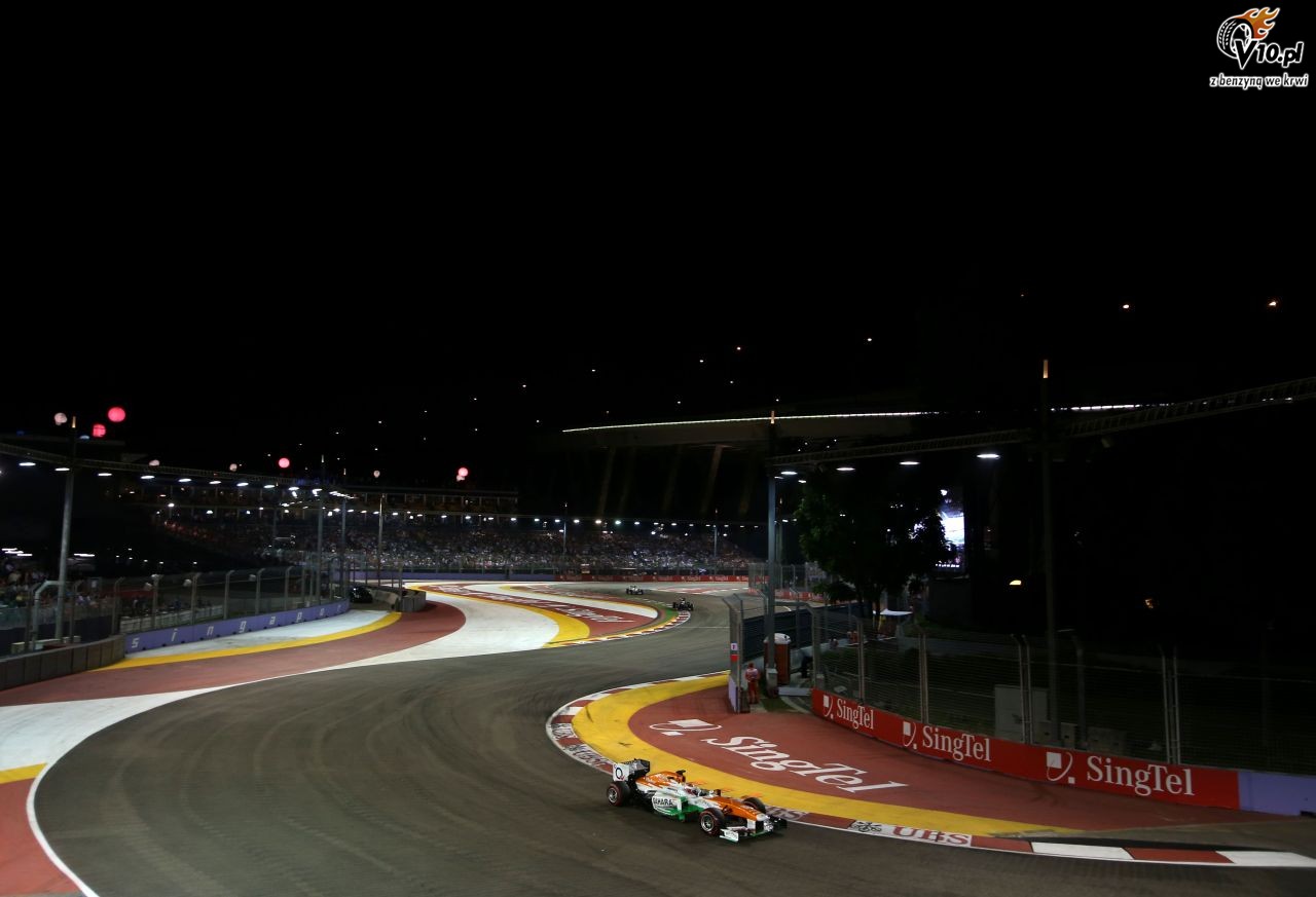 GP Singapuru 2013 - wycig