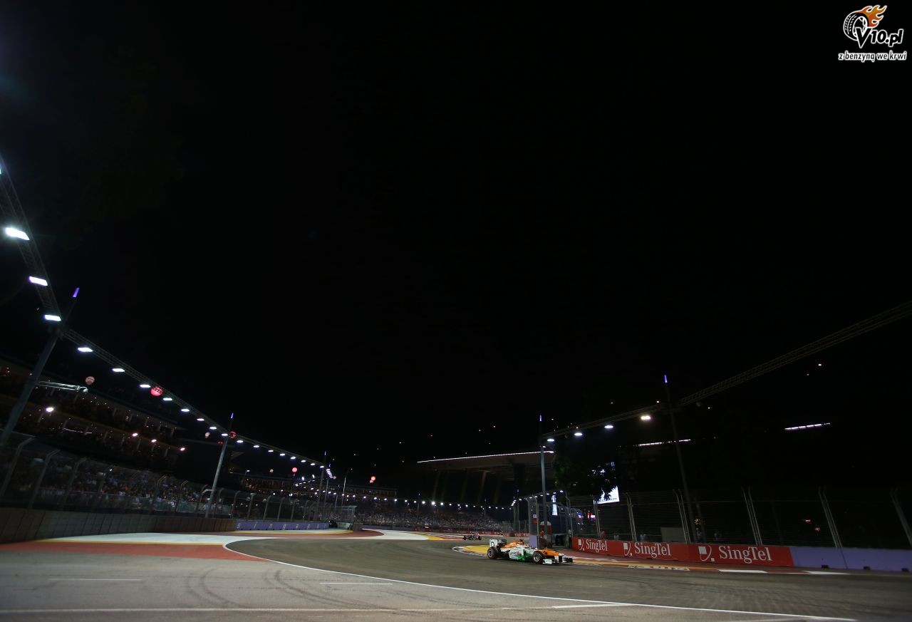 GP Singapuru 2013 - wycig