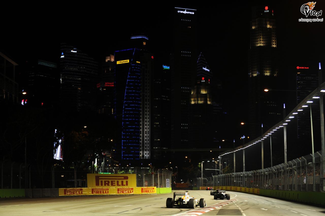 GP Singapuru 2013 - wycig
