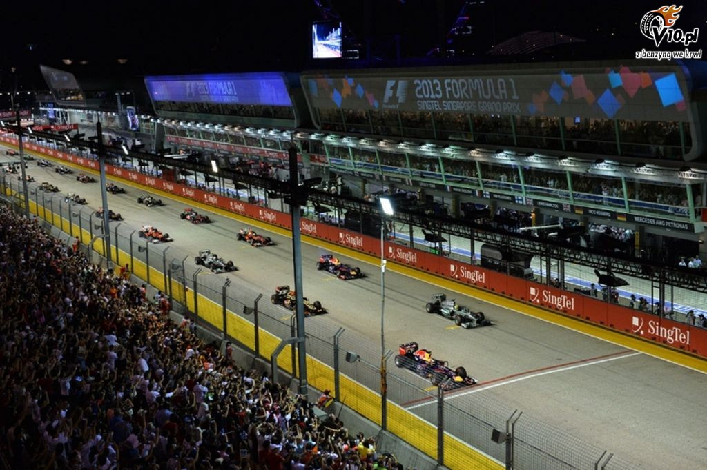GP Singapuru 2013 - wycig