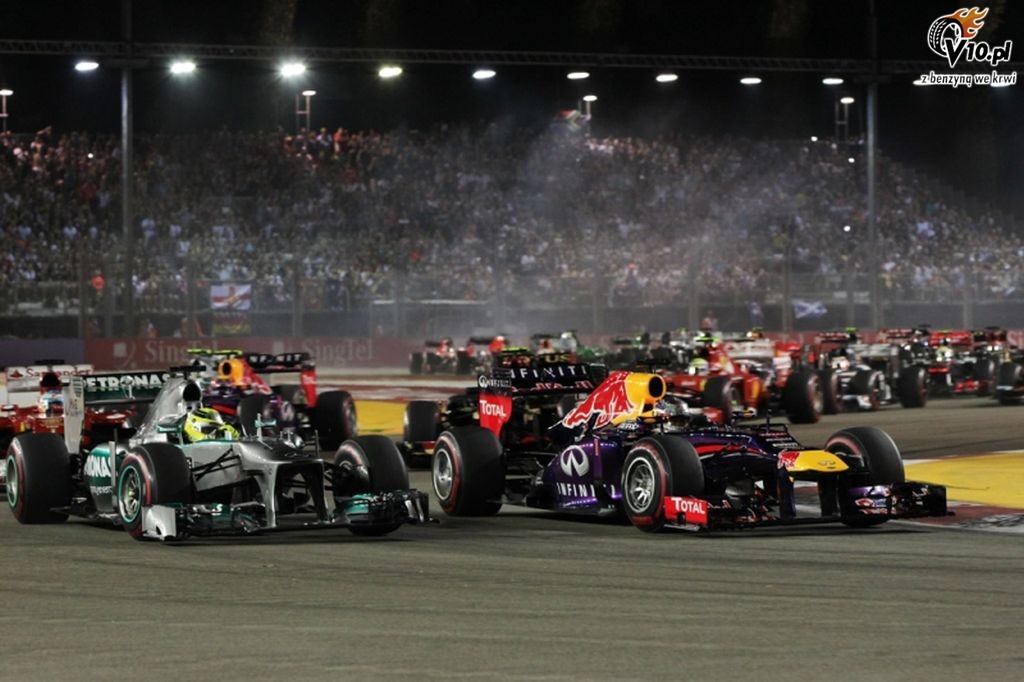 GP Singapuru 2013 - wycig