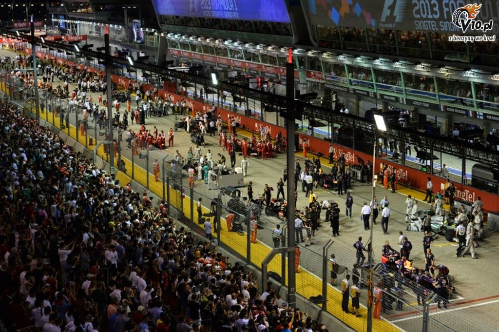GP Singapuru 2013 - wycig