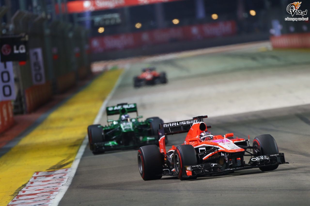 GP Singapuru 2013 - wycig