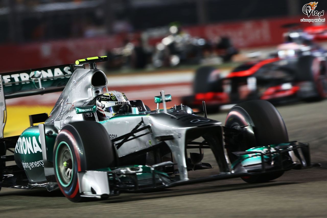 GP Singapuru 2013 - wycig