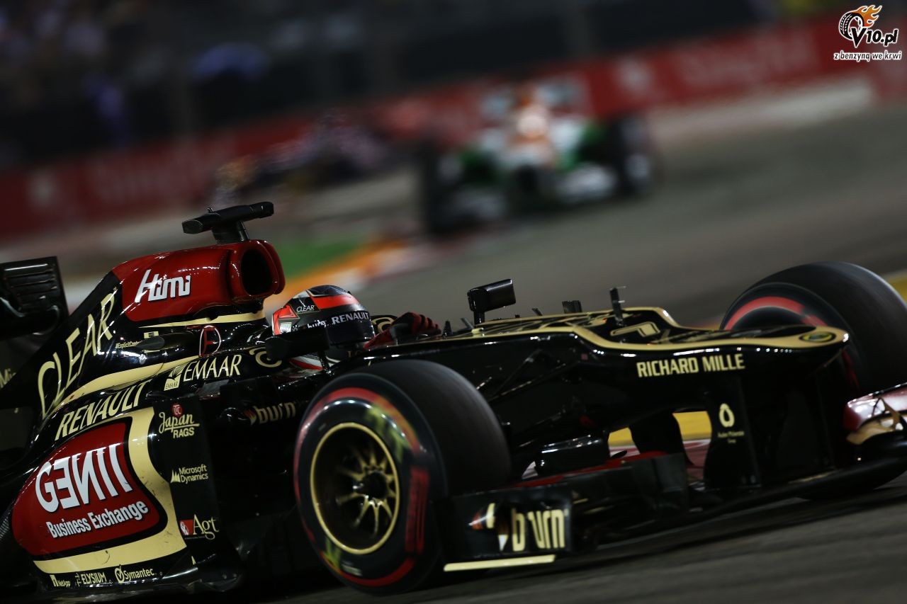GP Singapuru 2013 - wycig