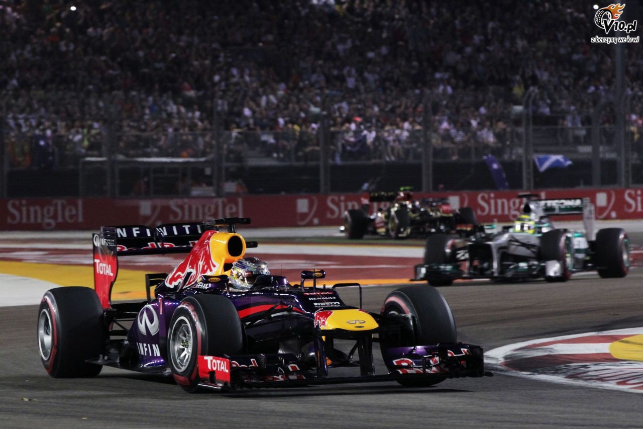 GP Singapuru 2013 - wycig