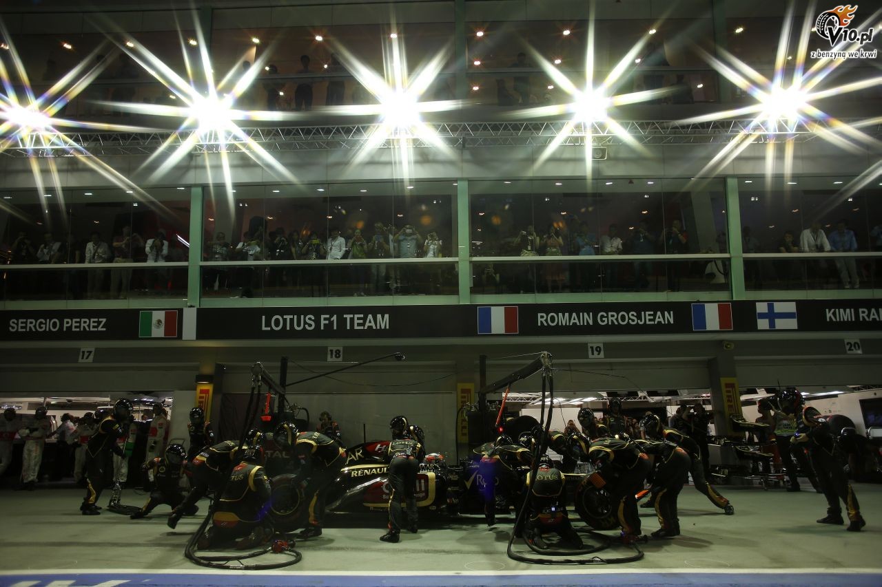 GP Singapuru 2013 - wycig