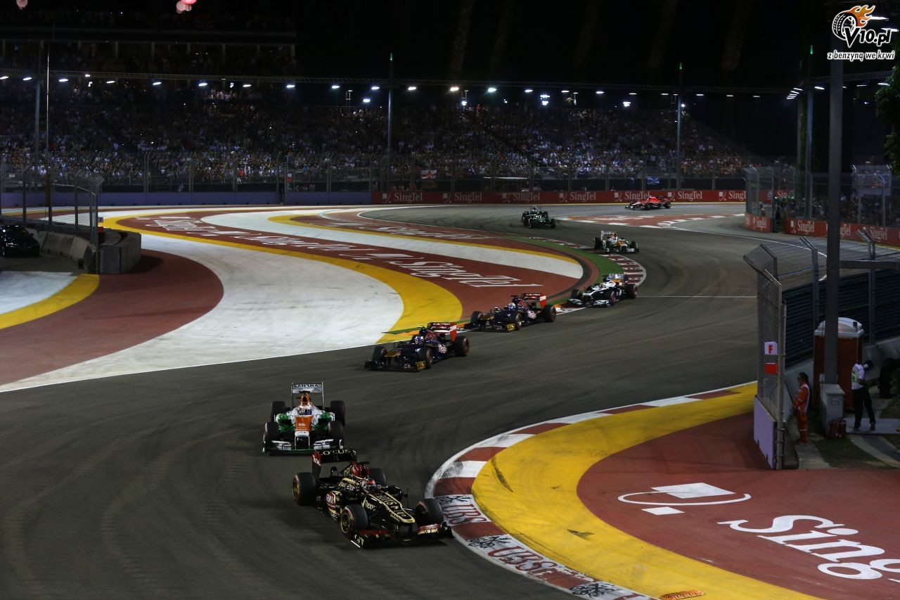 GP Singapuru 2013 - wycig