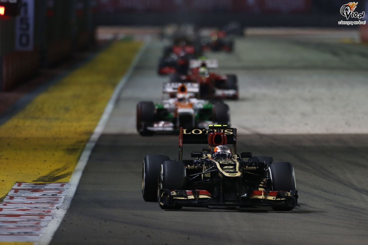 GP Singapuru 2013 - wycig