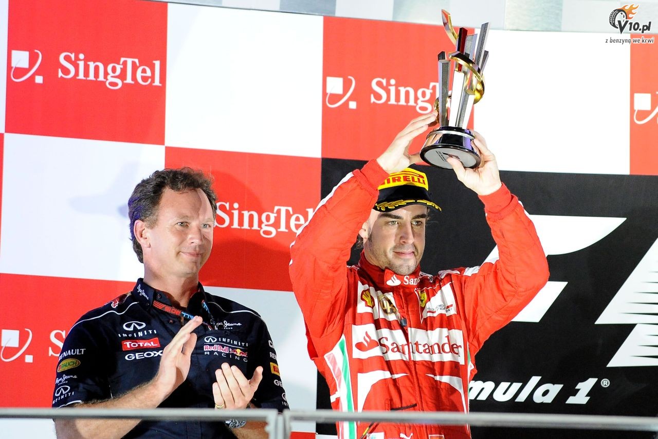 GP Singapuru 2013 - wycig