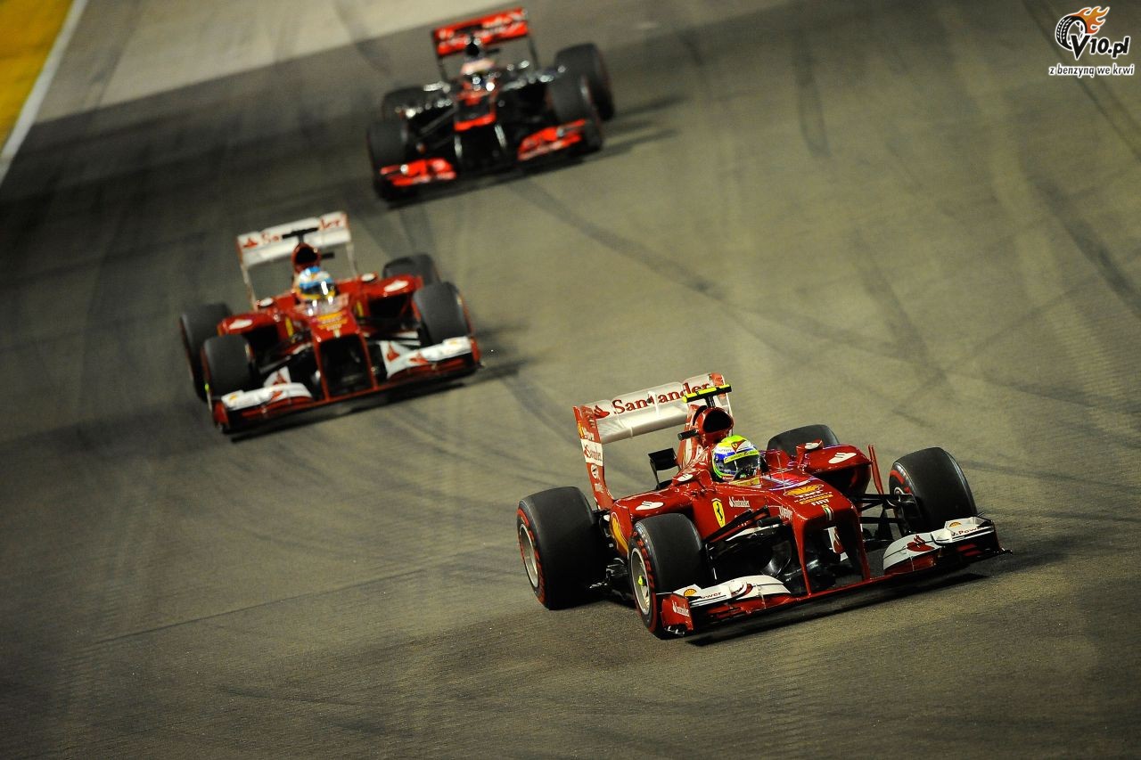 GP Singapuru 2013 - wycig