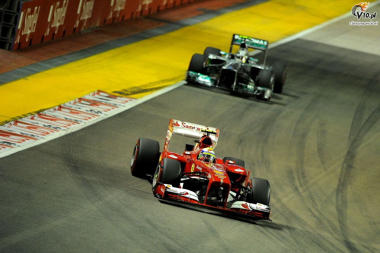 GP Singapuru 2013 - wycig