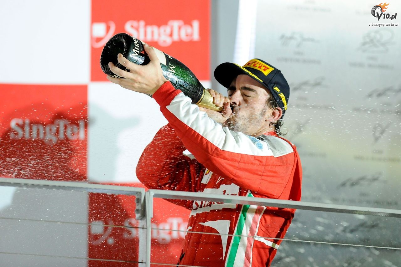 GP Singapuru 2013 - wycig