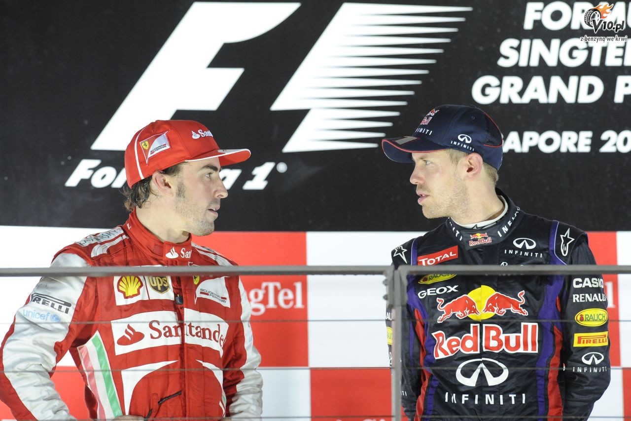 GP Singapuru 2013 - wycig