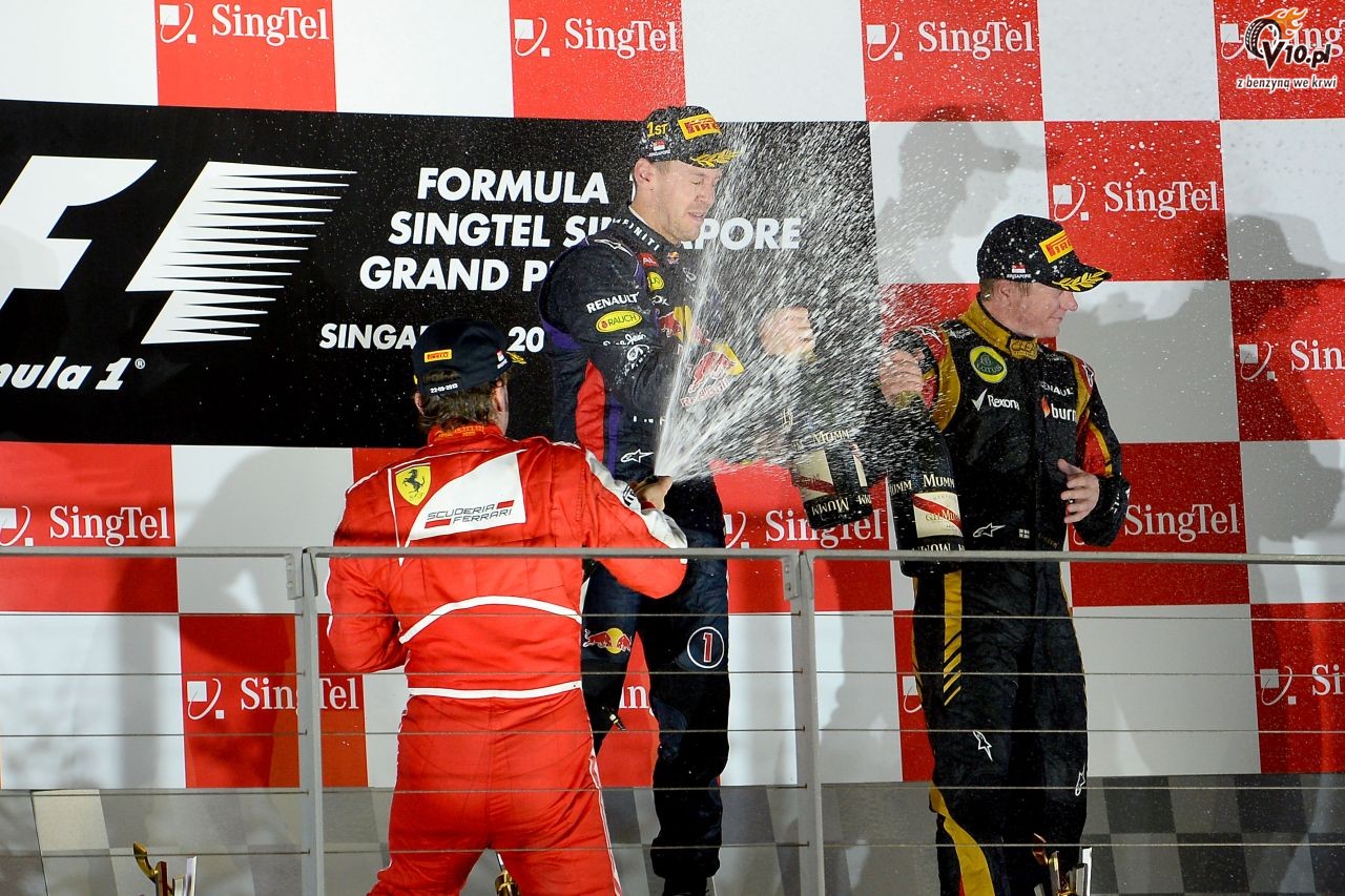 GP Singapuru 2013 - wycig