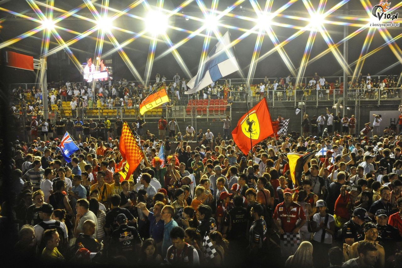 GP Singapuru 2013 - wycig
