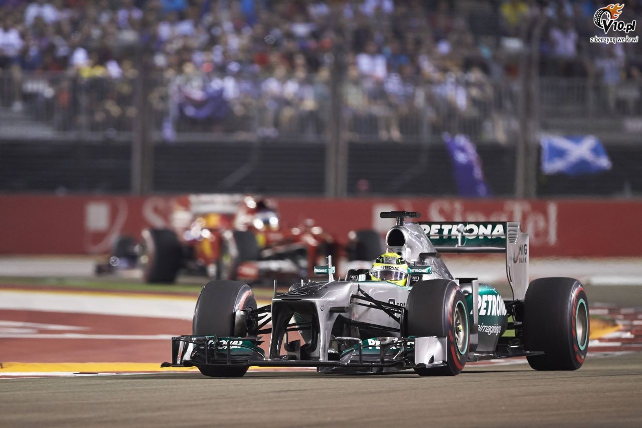 GP Singapuru 2013 - wycig