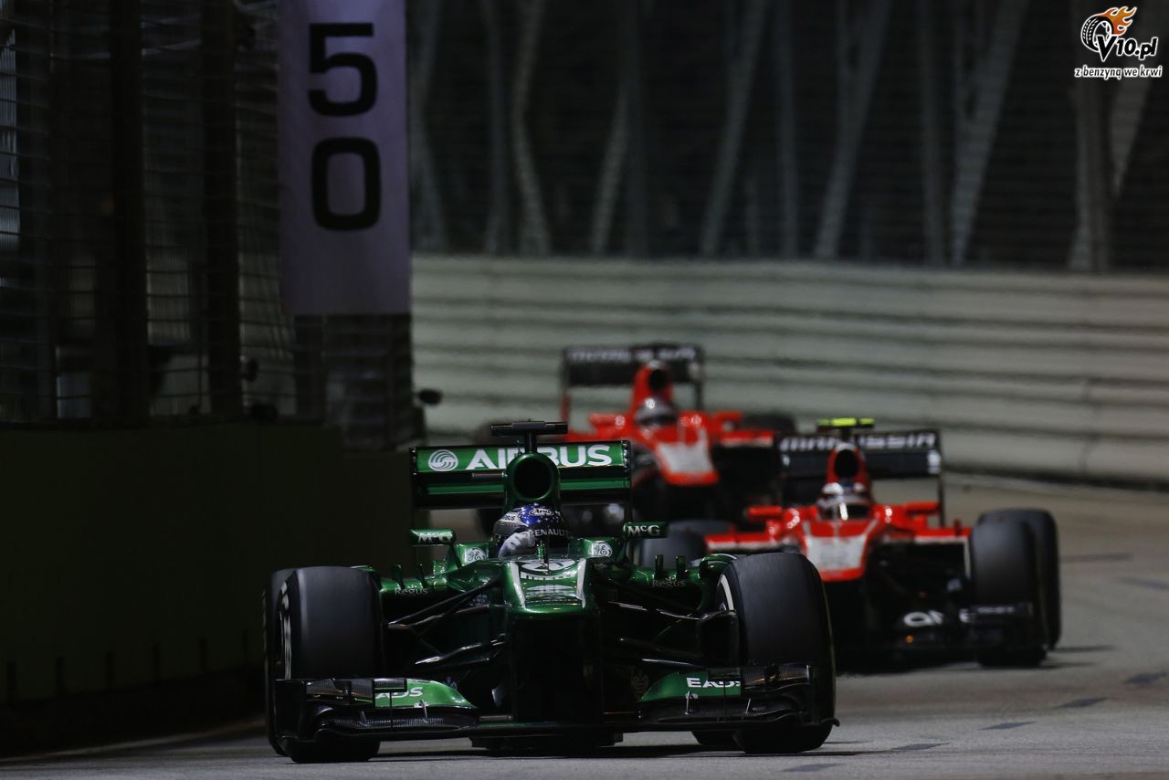 GP Singapuru 2013 - wycig