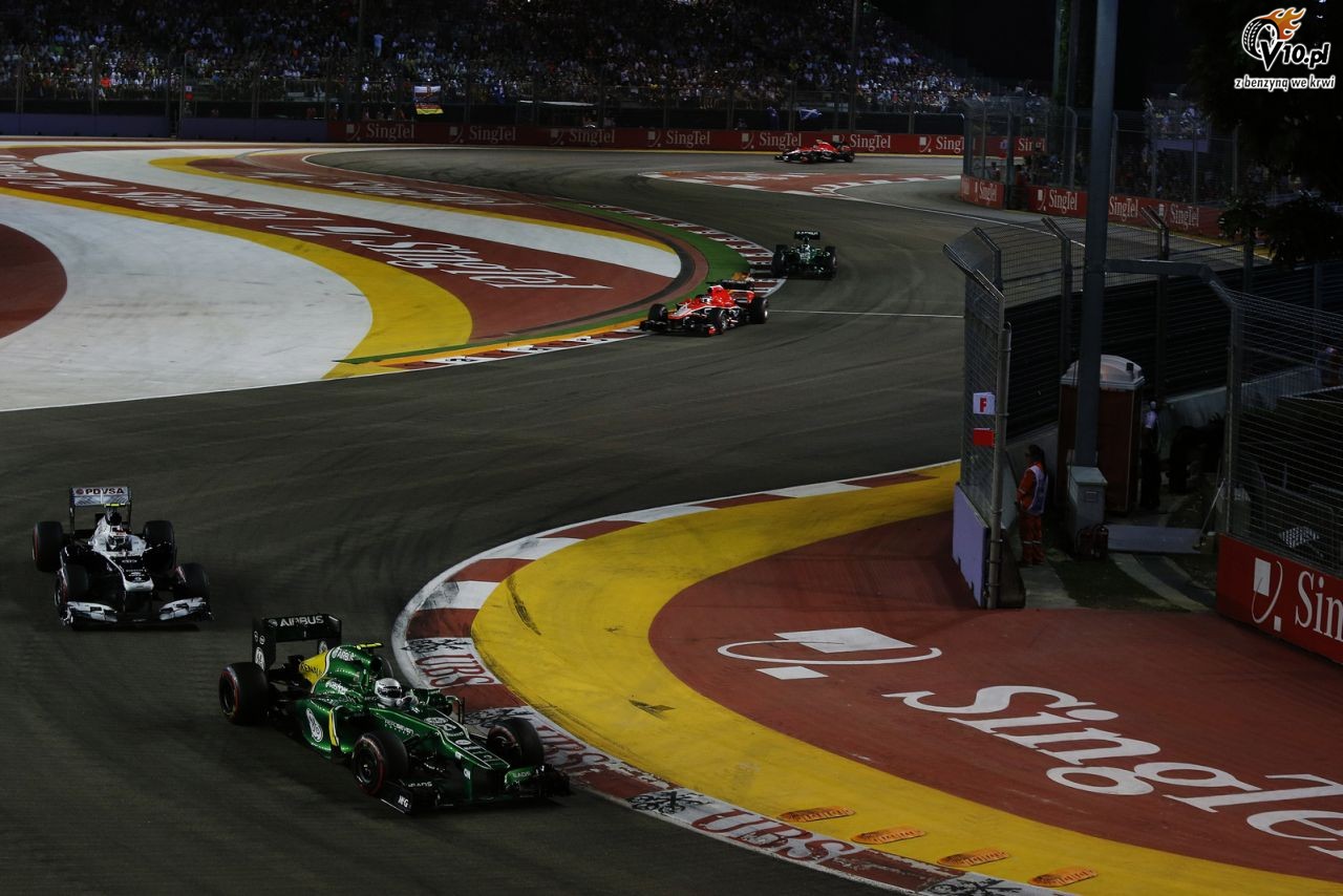 GP Singapuru 2013 - wycig