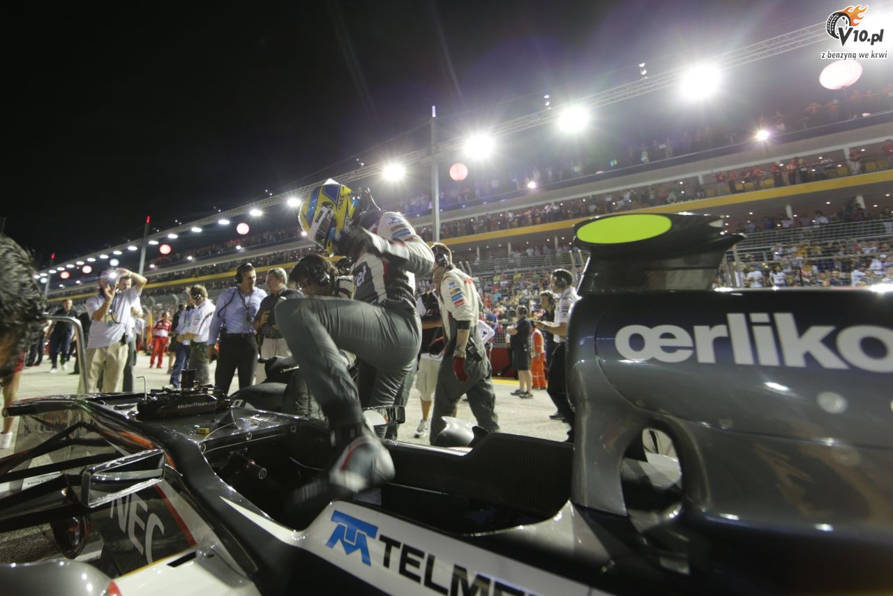 GP Singapuru 2013 - wycig