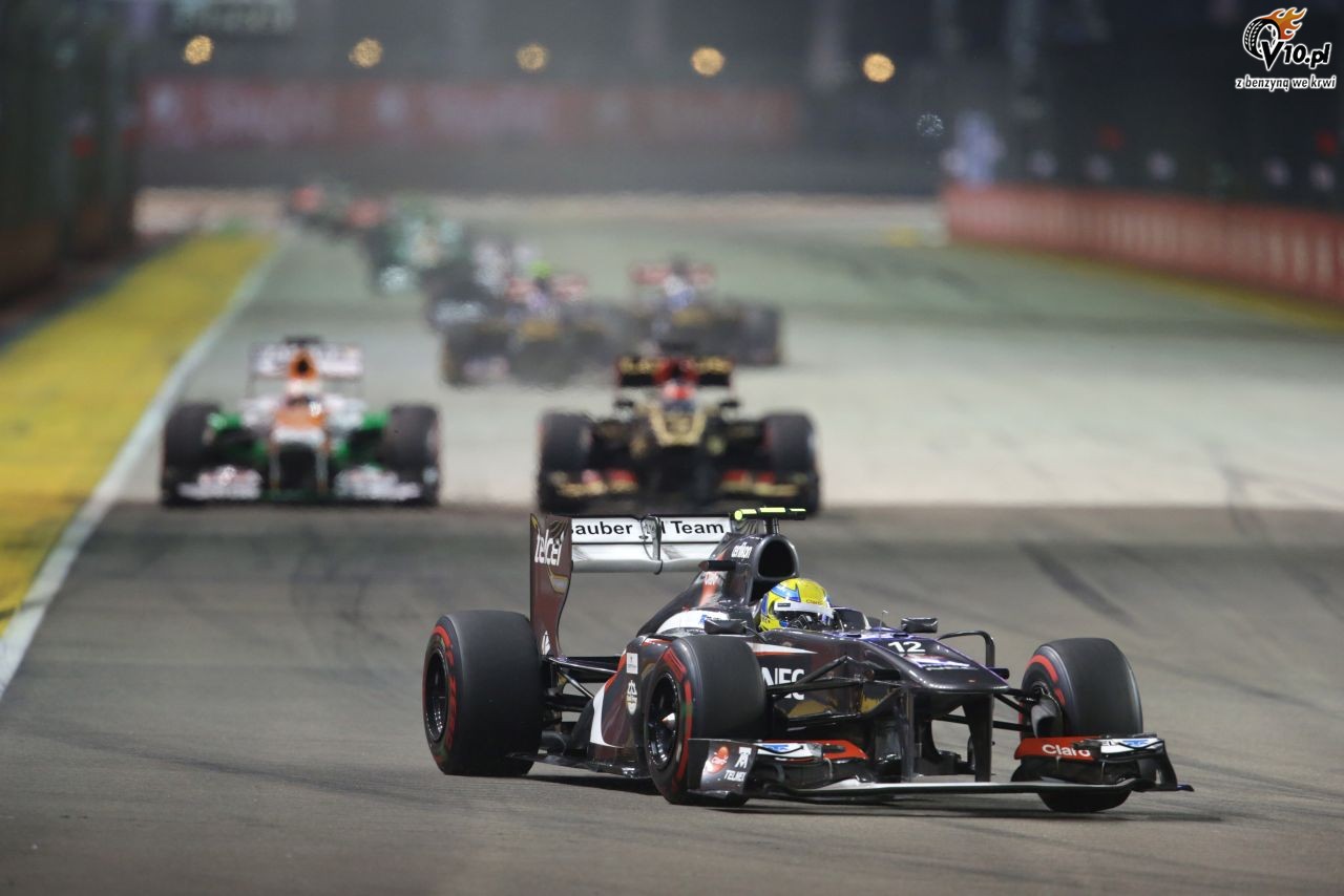 GP Singapuru 2013 - wycig