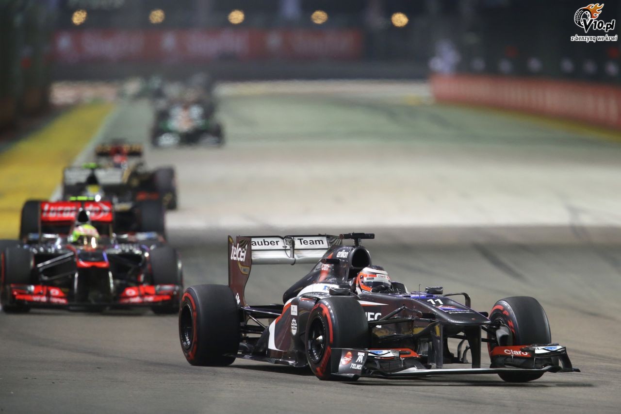 GP Singapuru 2013 - wycig