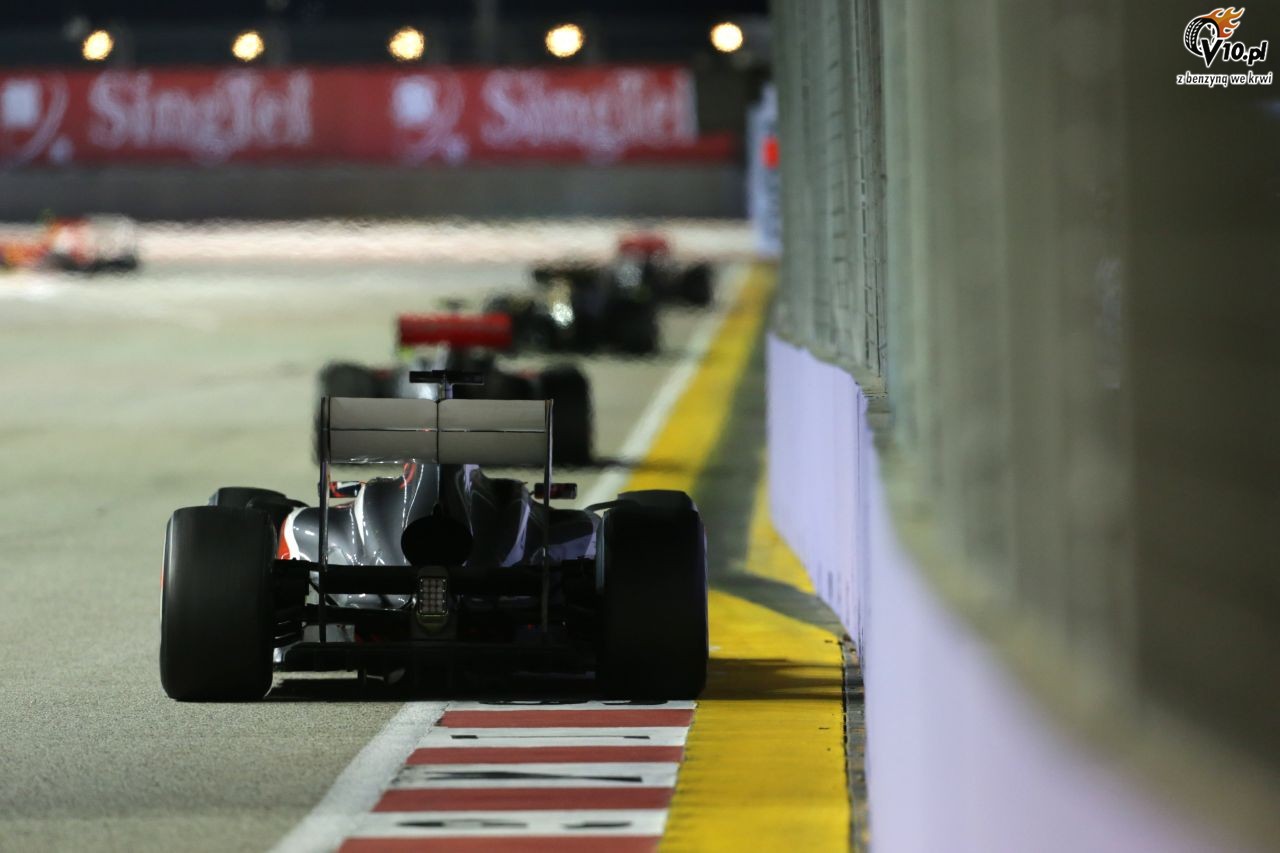 GP Singapuru 2013 - wycig