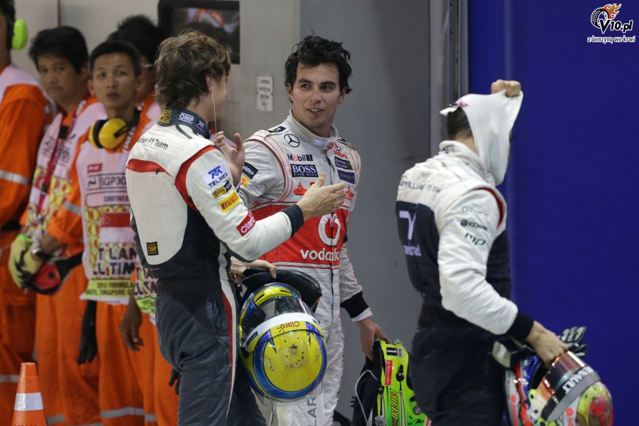 GP Singapuru 2013 - wycig