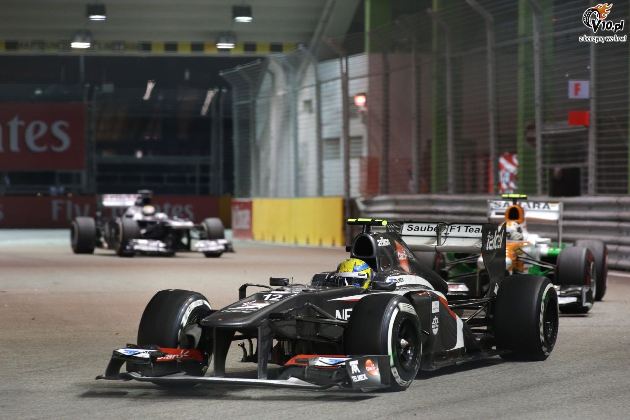 GP Singapuru 2013 - wycig