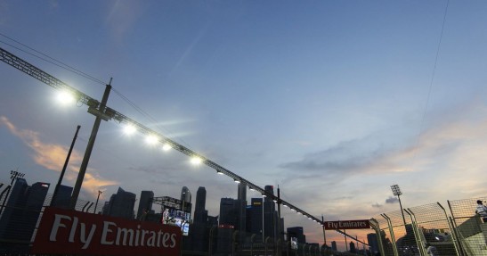 GP Singapuru 2013 - piątkowe treningi