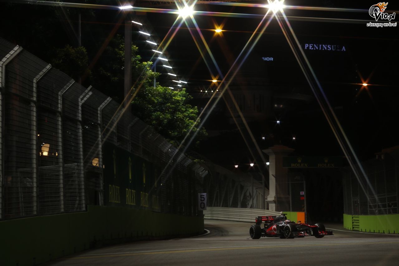GP Singapuru 2013 - pitkowe treningi