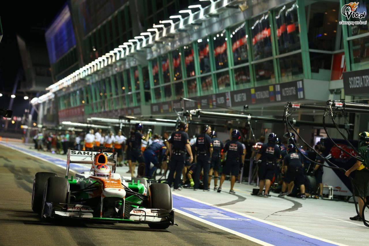 GP Singapuru 2013 - pitkowe treningi