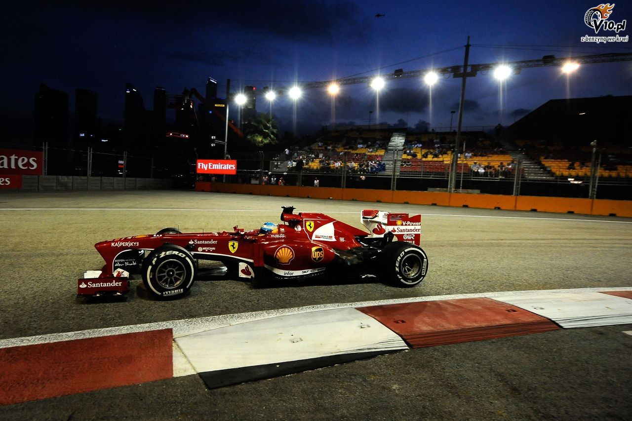 GP Singapuru 2013 - pitkowe treningi