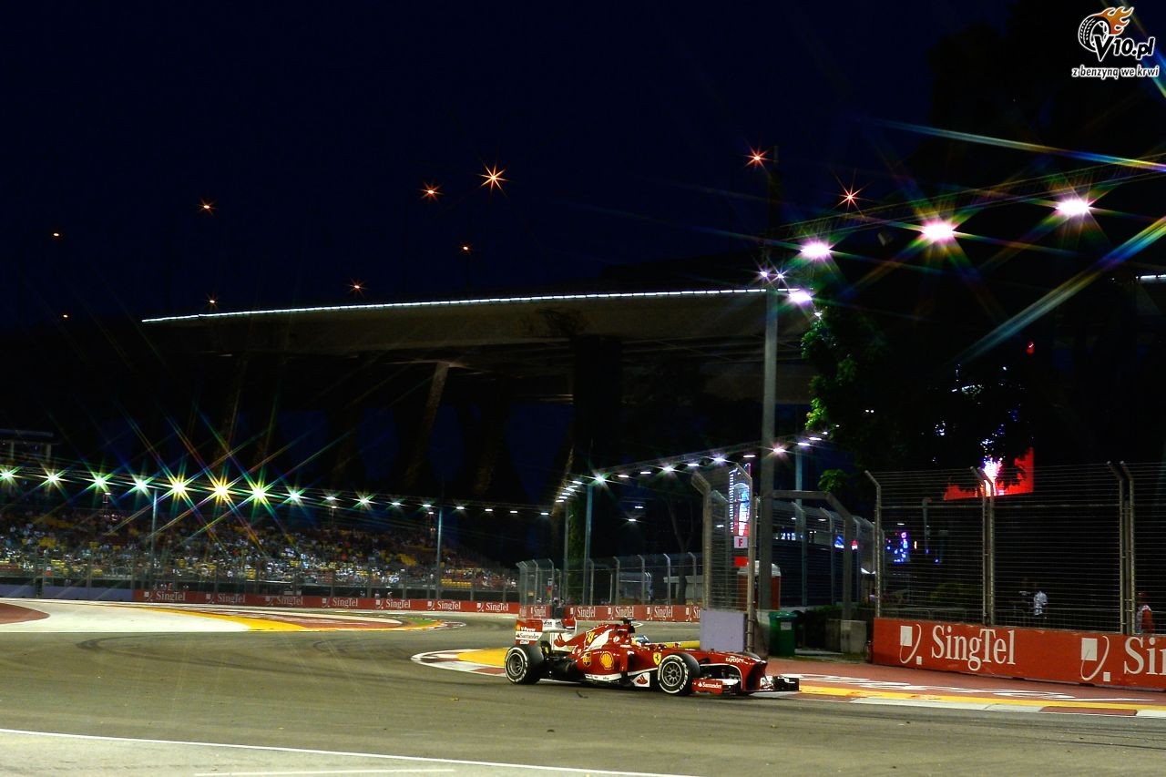 GP Singapuru 2013 - pitkowe treningi