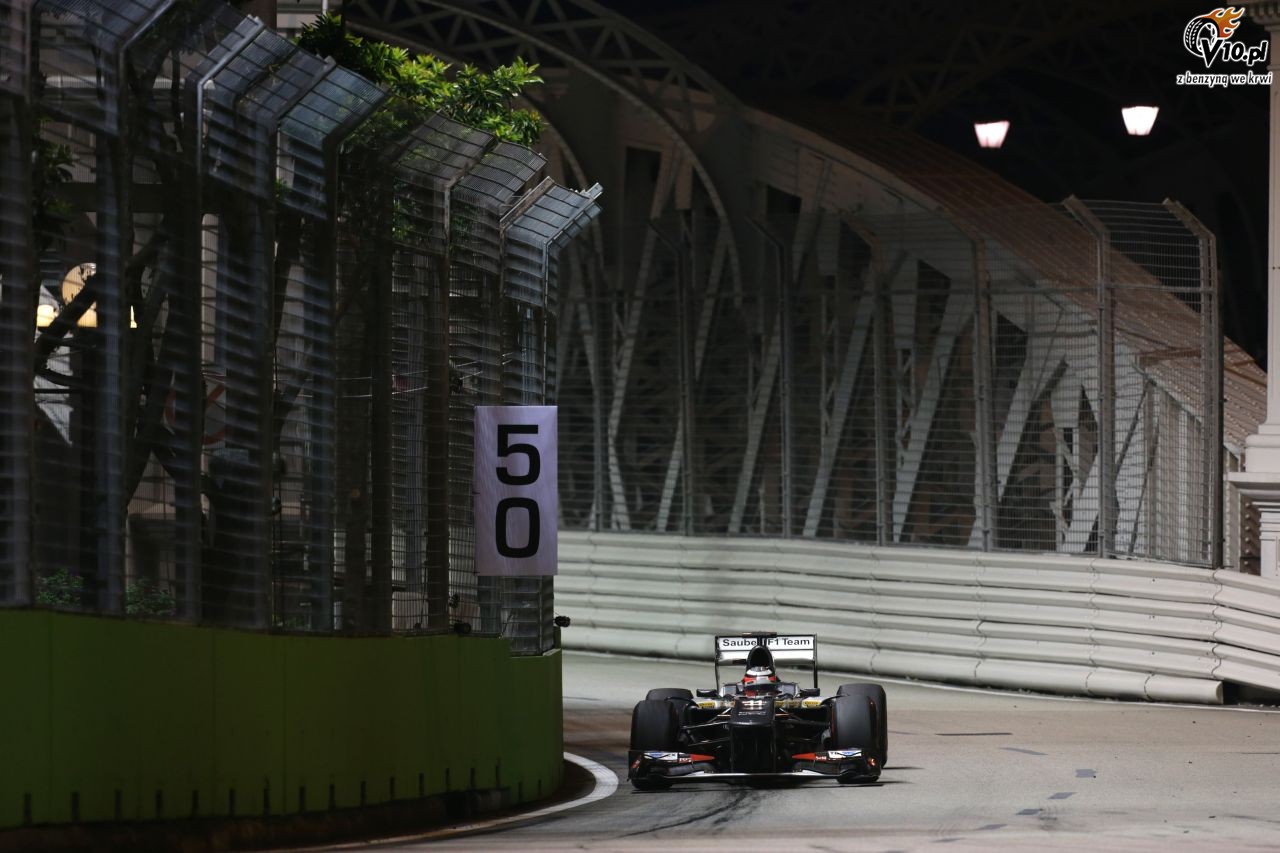 GP Singapuru 2013 - pitkowe treningi