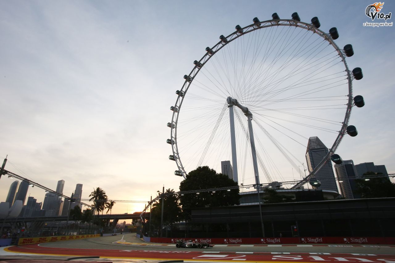 GP Singapuru 2013 - pitkowe treningi